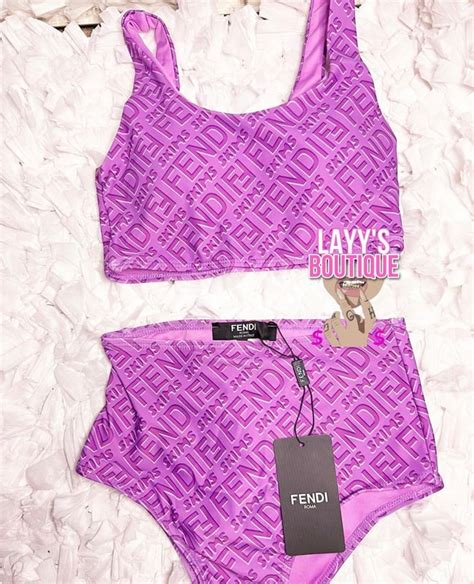 hot pink fendi bathing suit|Fendi skims bathing suit.